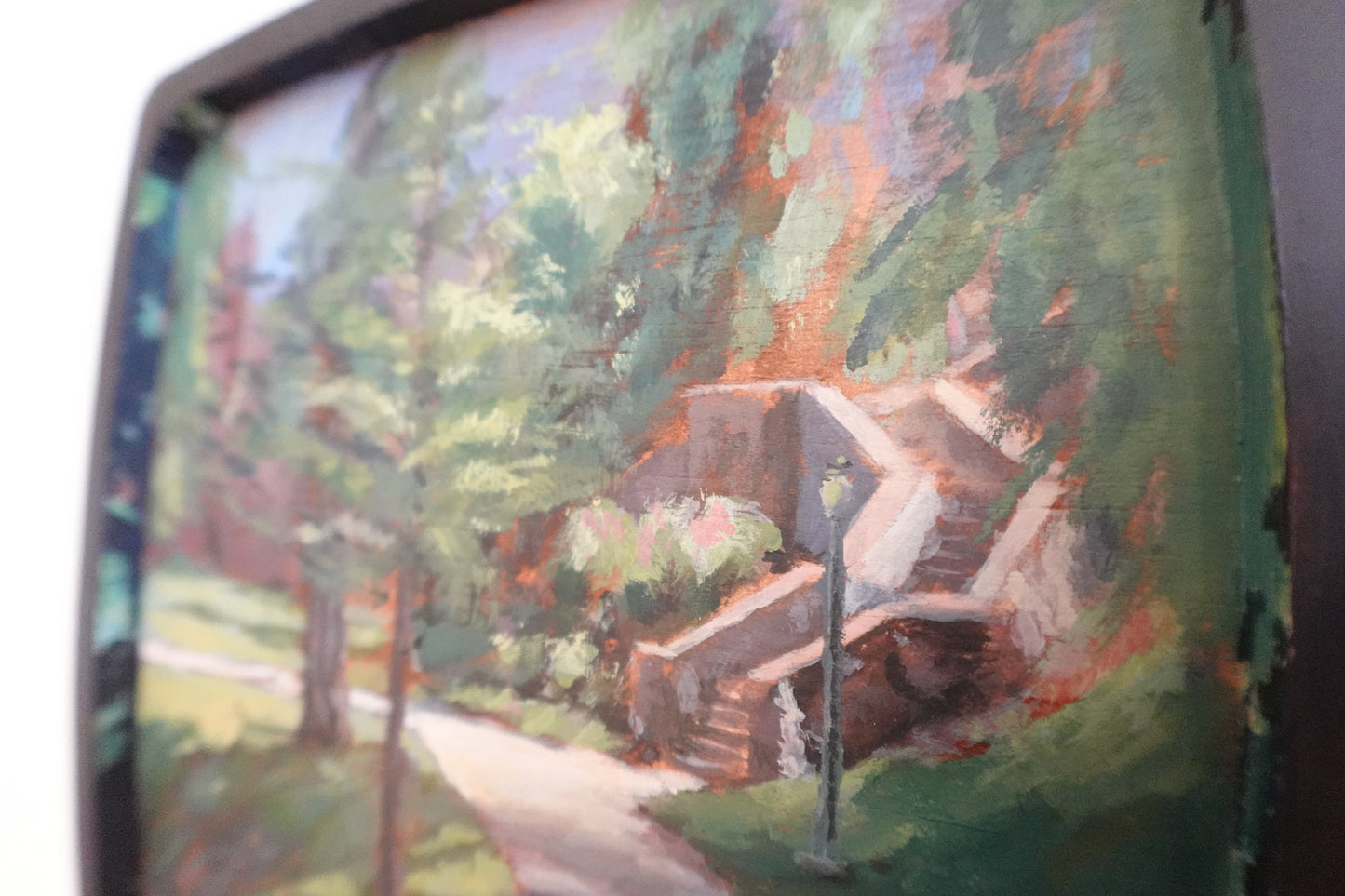 Kiara Plein Air Saratoga New York Landscape Wall Art Painting - Original Artwork