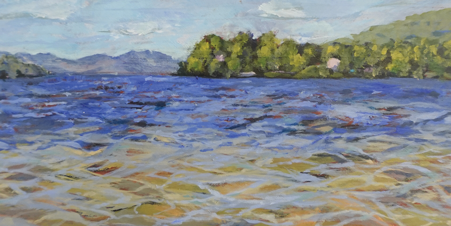 Kiara Plein Air Lake George New York Wall Art Landscape - PRINT