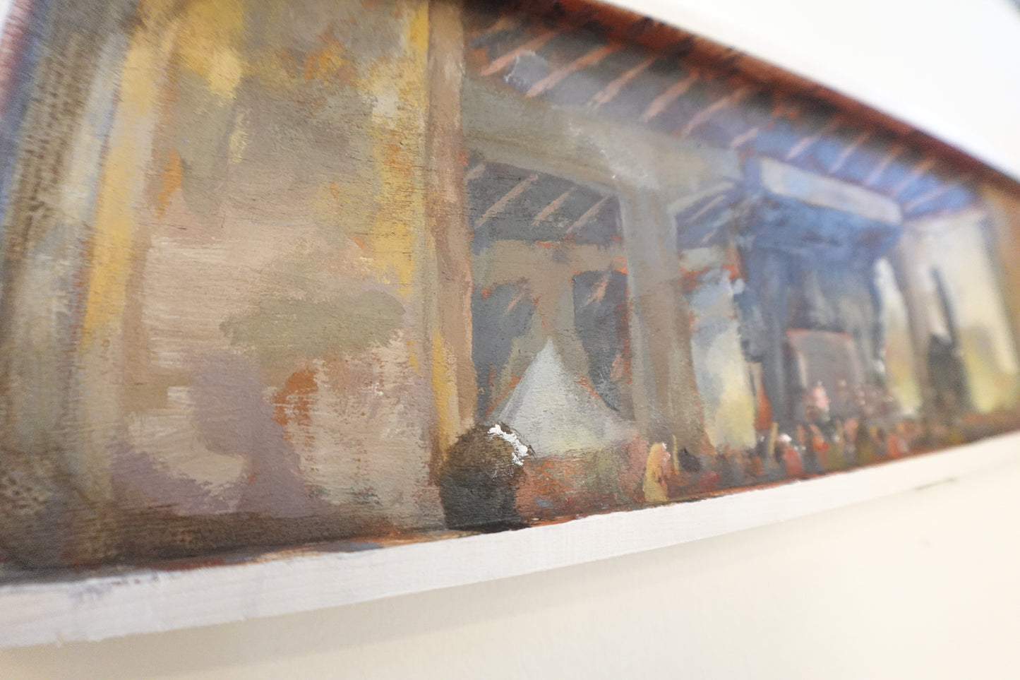 Kiara Plein Air Albany New York Concert Landscape Wall Art Painting - Original Artwork