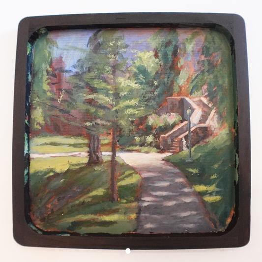 Kiara Plein Air Saratoga New York Landscape Wall Art Painting - Original Artwork